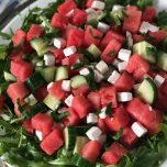 cooling Watermelon salad recipe 