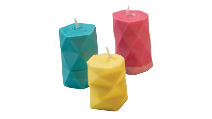 KiwiCo Geometric Candles